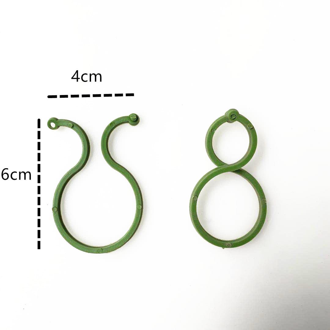  200 PCS Reusable Plant Support Clips for Climbing Plants and Tomatoes