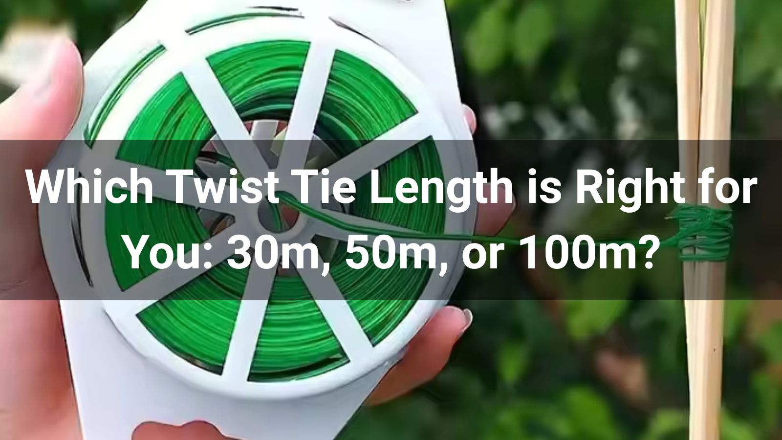 Which Twist Tie Length is Right for You: 30m, 50m, or 100m?