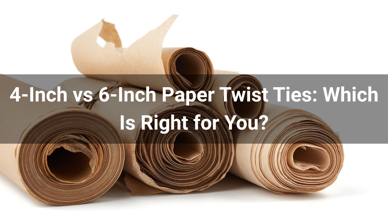 4-Inch vs 6-Inch Paper Twist Ties: Which Is Right for You?